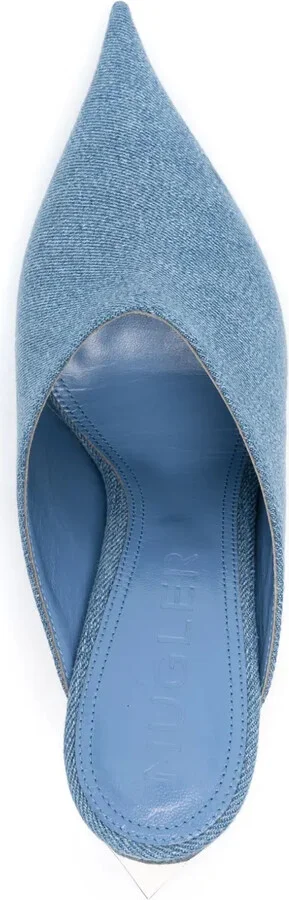 95mm Denim Mules - Image 4