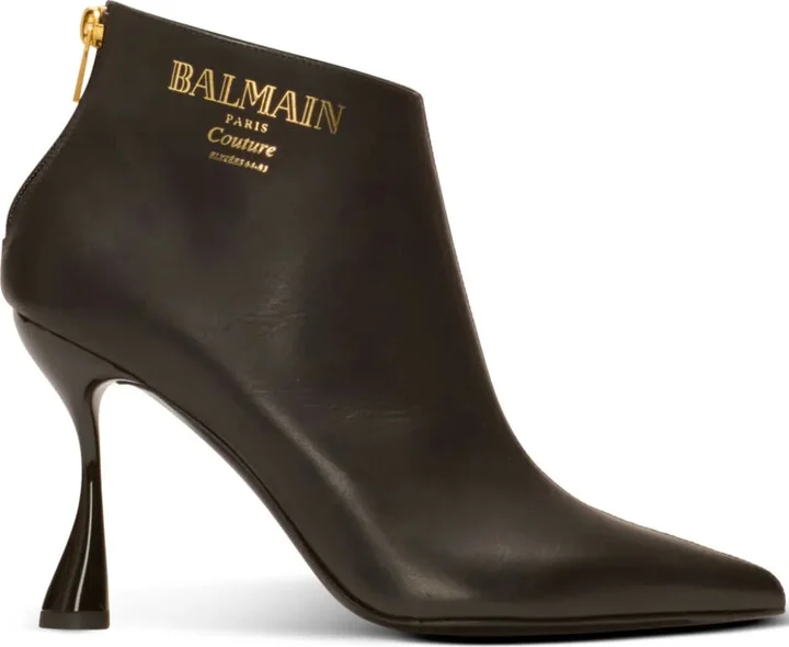 95mm Eden leather ankle boots