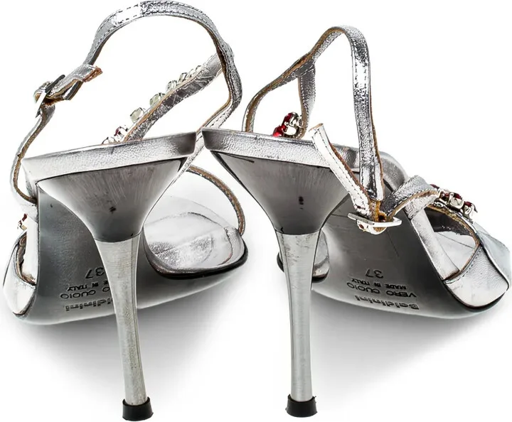 95mm Embellished Slingback Sandals - Image 5