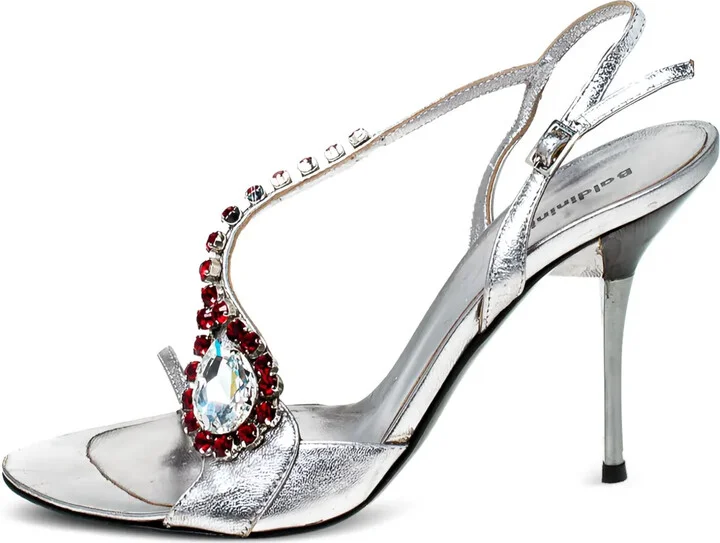 95mm Embellished Slingback Sandals