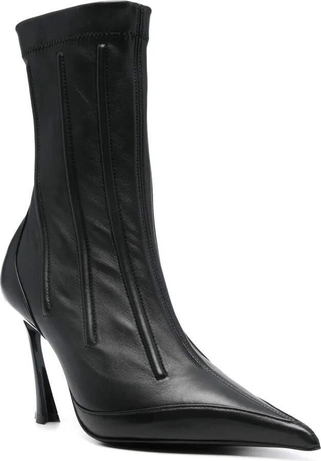 95mm Embossed-Detail Boots - Image 2