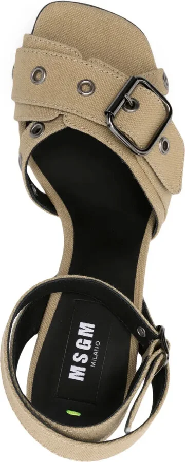 95mm Eyelet-Embellished Sandals - Image 4