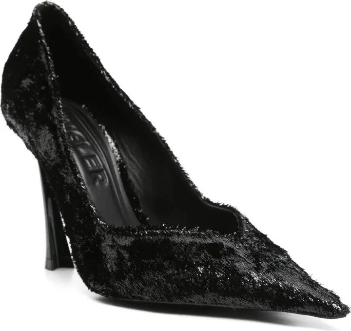 95mm Fand-Heel Glittered Pumps - Image 2