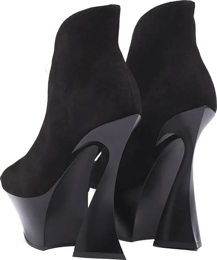 95mm Fang sculpted-heel boots - Image 2