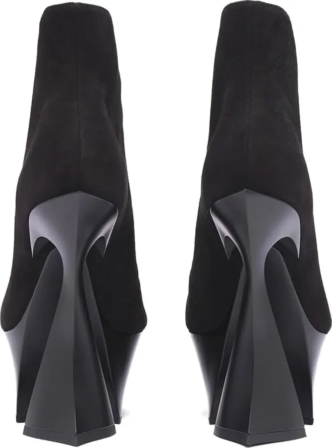 95mm Fang sculpted-heel boots - Image 3