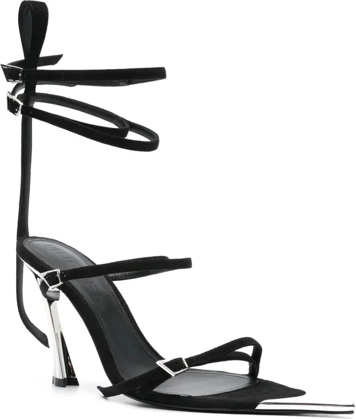 95mm Fang suede sandals - Image 2