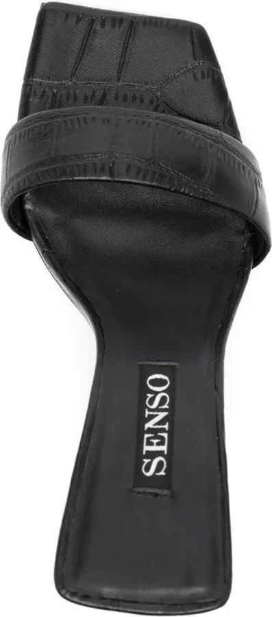 95mm Floss crocodile-embossed sandals - Image 4