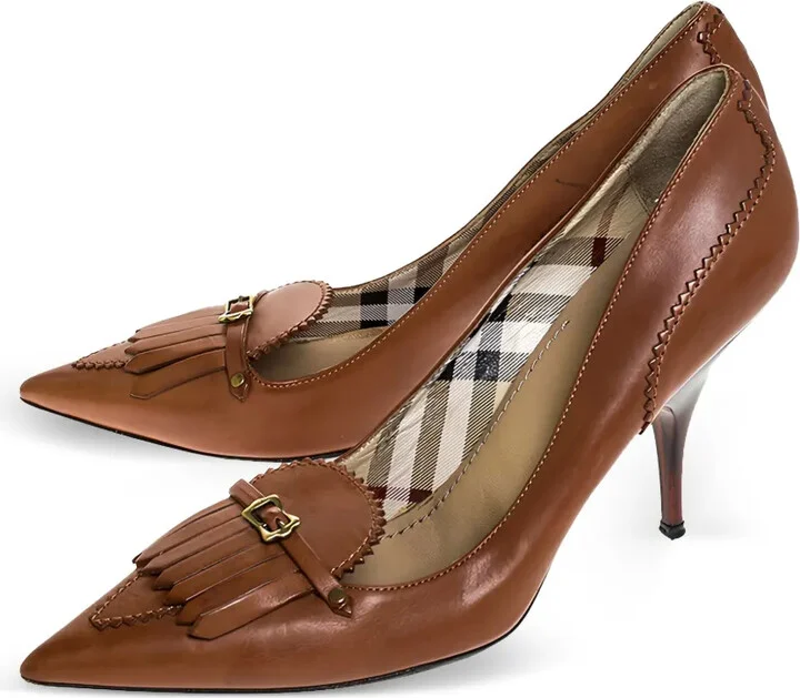 95mm Fringe-Detail Pointed-Toe Pumps - Image 2