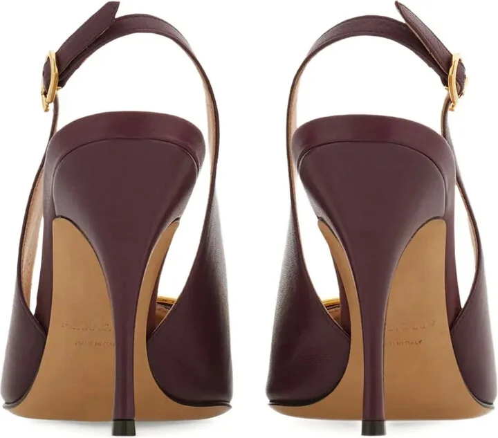 95mm Gancini leather pumps - Image 3