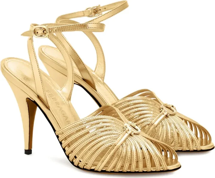 95mm Gancini logo-embellished sandals - Image 2