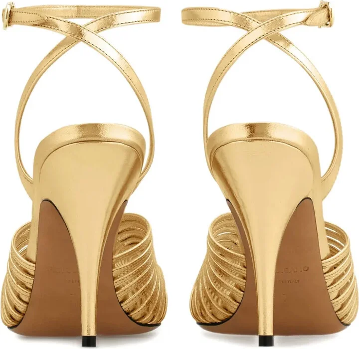 95mm Gancini logo-embellished sandals - Image 3