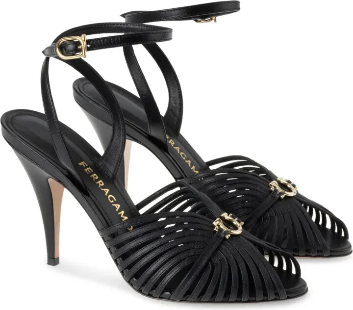 95mm Gancini stiletto-heel sandals - Image 2