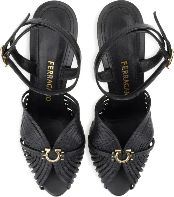 95mm Gancini stiletto-heel sandals - Image 4