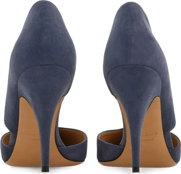 95mm Gancini suede pumps - Image 3
