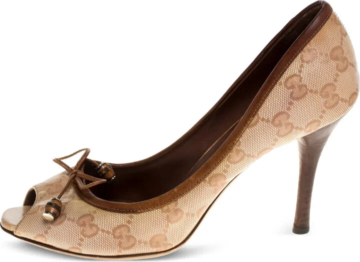 95mm GG canvas pumps