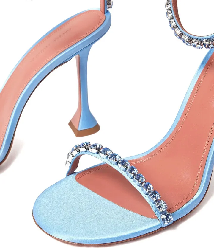 95mm Gigi crystal-embellished sandals - Image 3