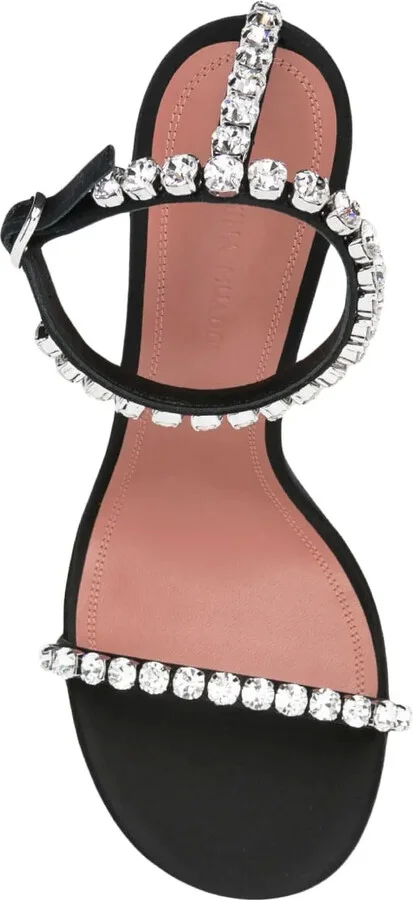 95mm Gigi crystal-embellished sandals - Image 3