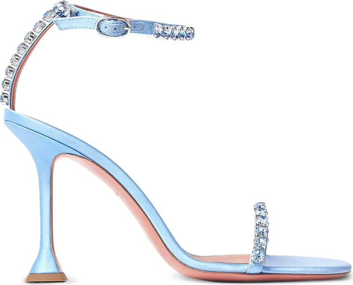 95mm Gigi crystal-embellished sandals