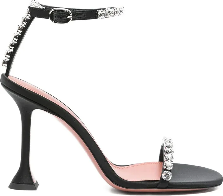 95mm Gigi crystal-embellished sandals