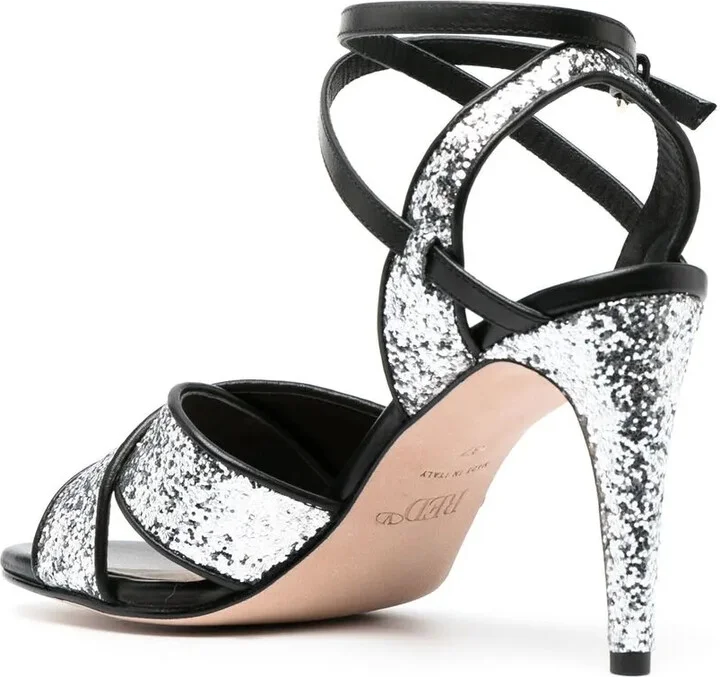 95mm Glitter Ankle-Strap Sandals - Image 3