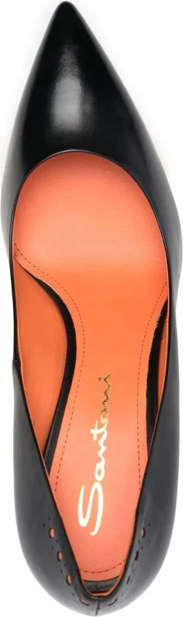 95mm Heel Leather Pumps - Image 4