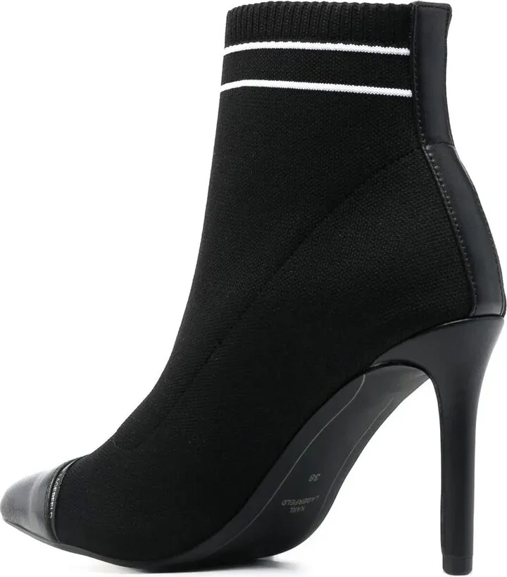 95mm Heeled Pointed Boots - Image 3