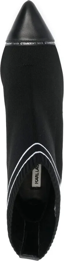 95mm Heeled Pointed Boots - Image 4
