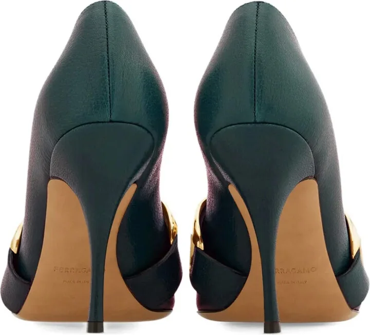 95mm High-Heeled Loafers - Image 3