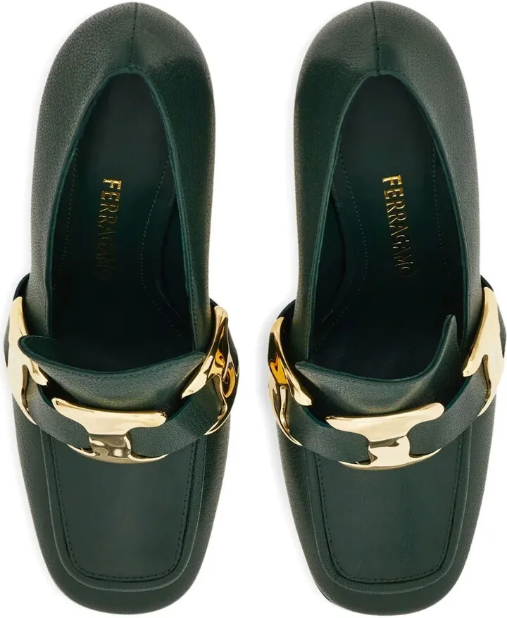 95mm High-Heeled Loafers - Image 4
