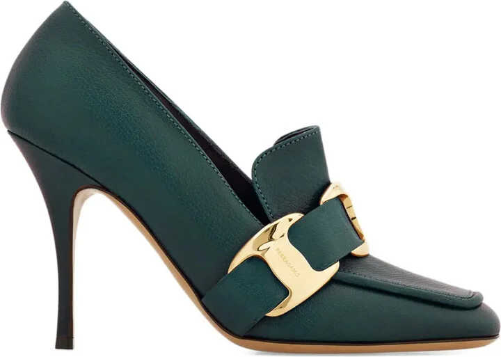 95mm High-Heeled Loafers