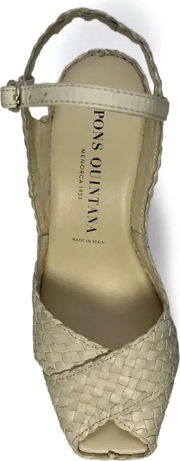 95mm Interwoven Leather Sandals - Image 3