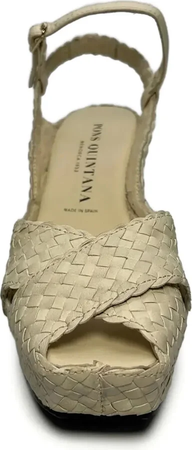 95mm Interwoven Leather Sandals - Image 4