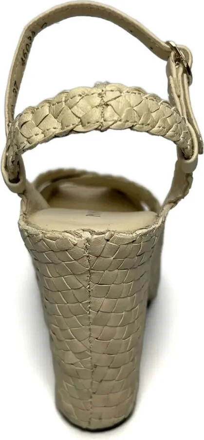 95mm Interwoven Leather Sandals - Image 5