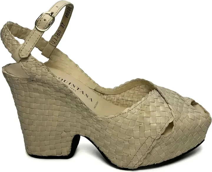95mm Interwoven Leather Sandals