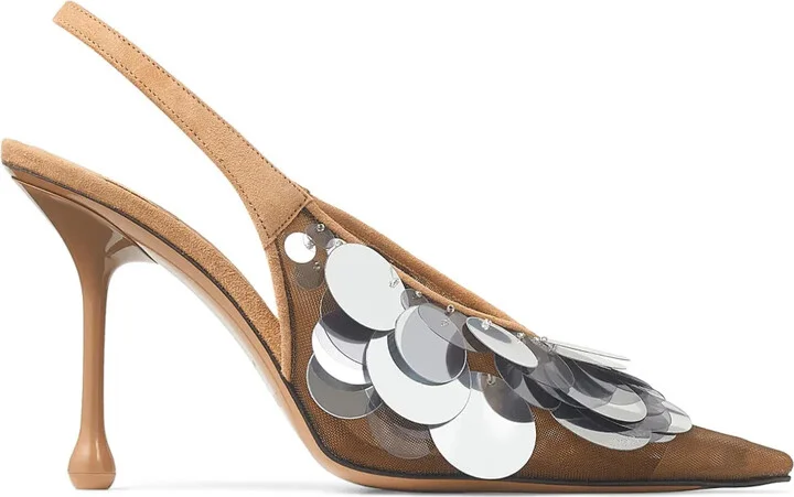 95mm Isa embellished pumps