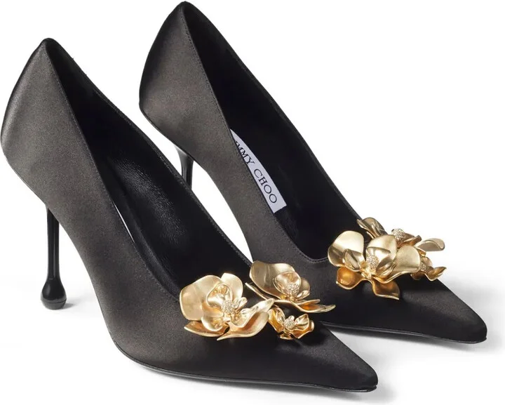 95mm Ixia satin pumps - Image 2