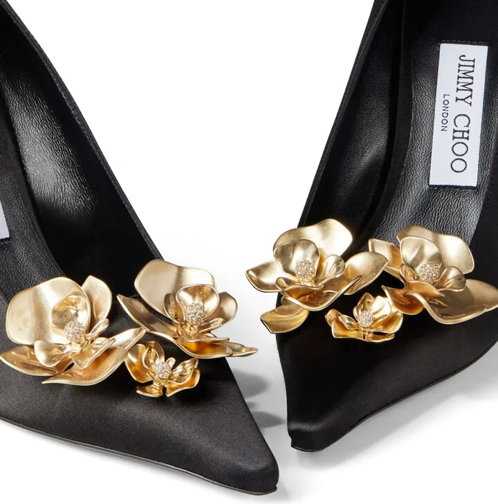 95mm Ixia satin pumps - Image 5