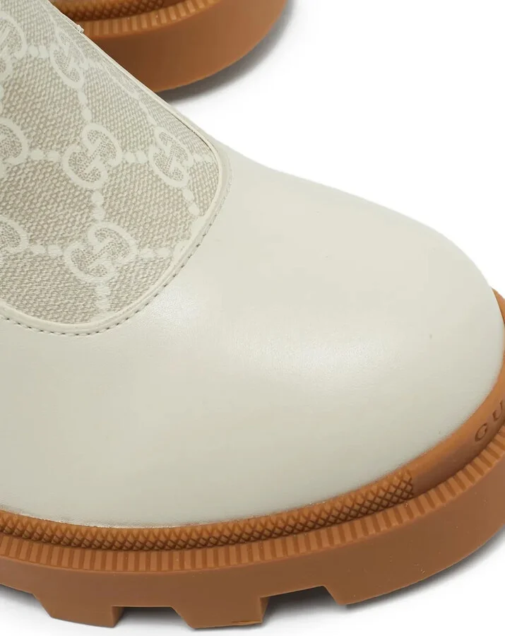 95mm Kensington double-buckle leather boots - Image 4