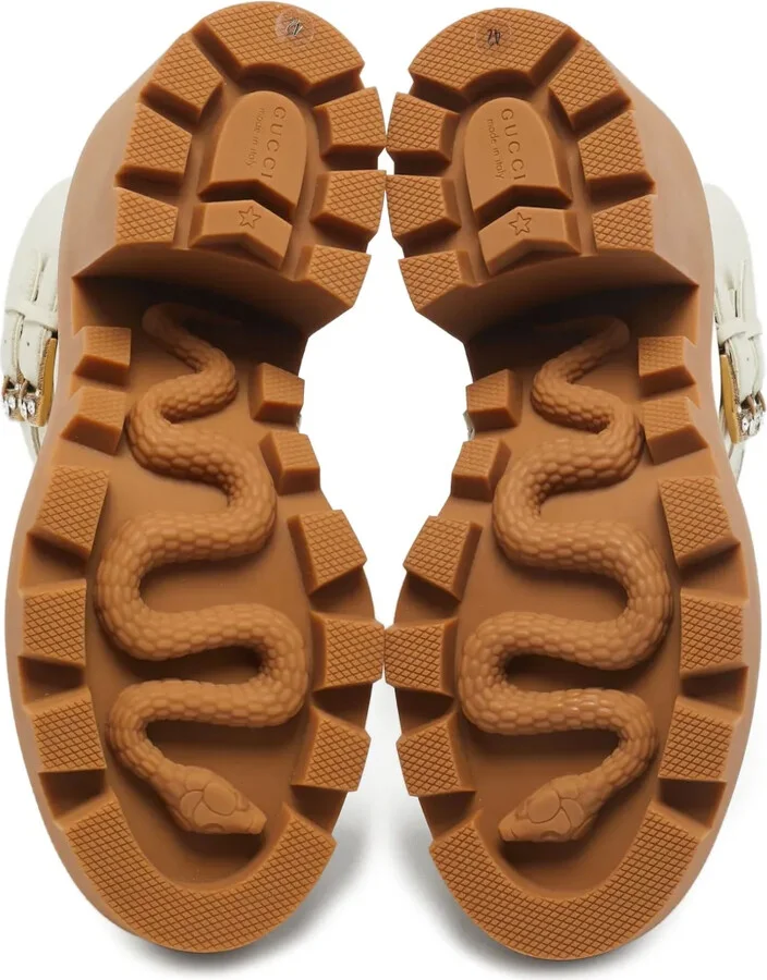 95mm Kensington double-buckle leather boots - Image 5
