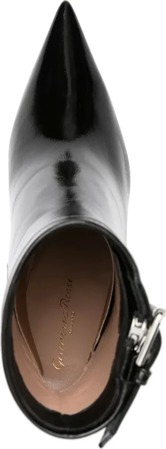 95mm Leather Ankle Boots - Image 4