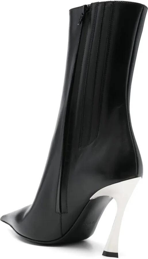 95mm Leather Boots - Image 3