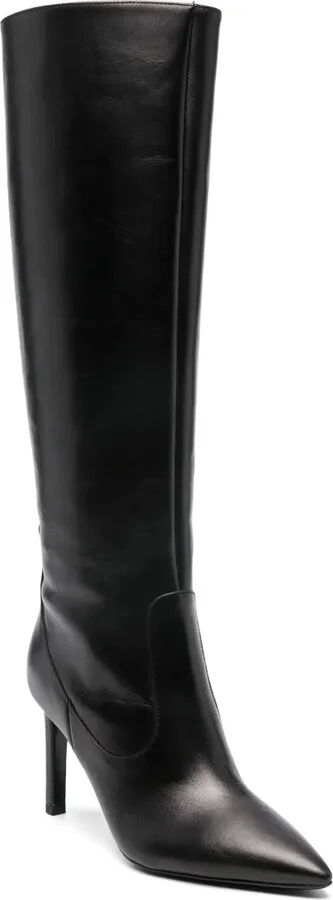 95mm Leather Boots - Image 2