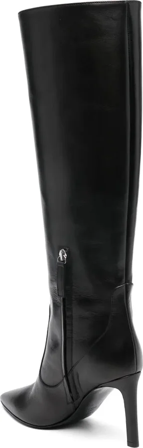 95mm Leather Boots - Image 3