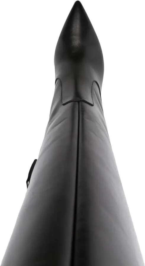 95mm Leather Boots - Image 4