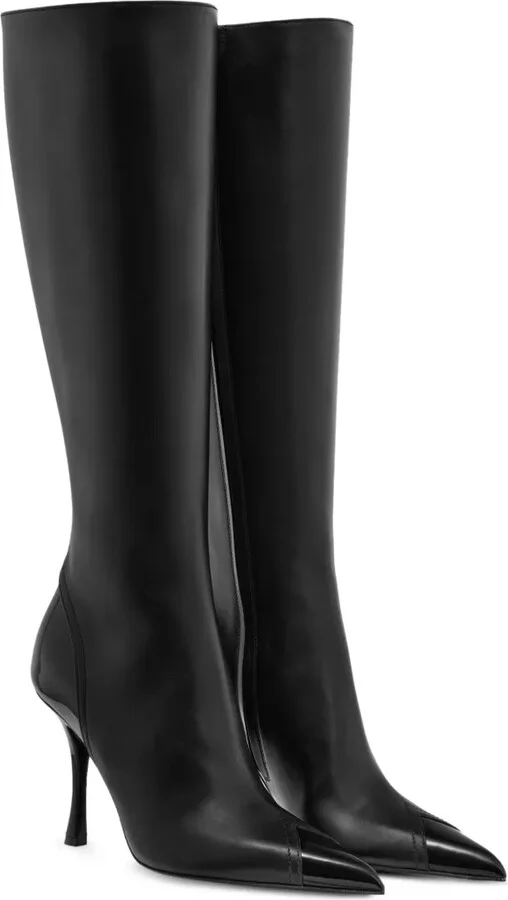 95mm Leather Boots - Image 2