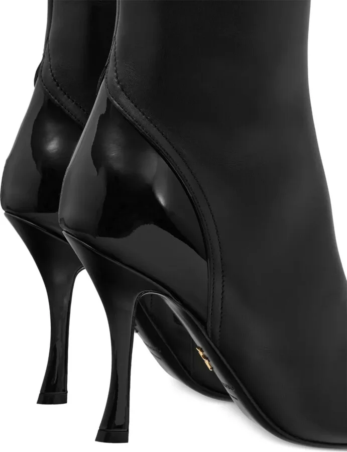 95mm Leather Boots - Image 3