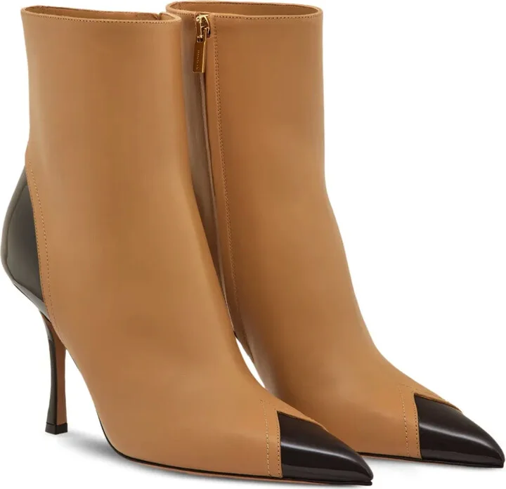 95mm Leather Boots - Image 2