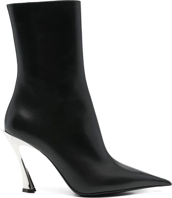 95mm Leather Boots