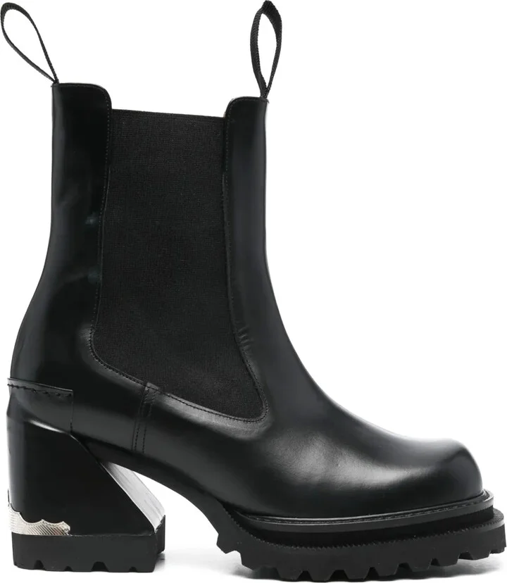 95mm Leather Boots