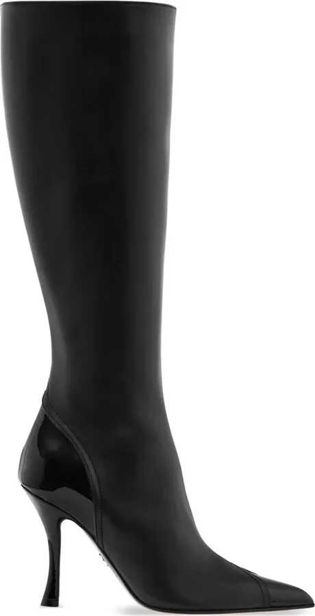 95mm Leather Boots